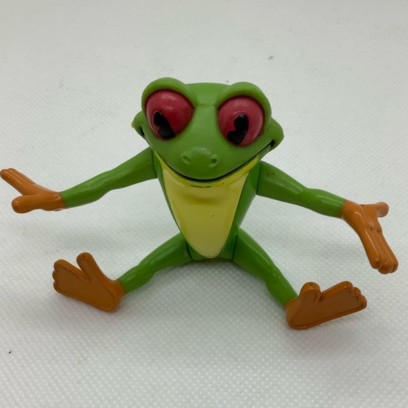 Rainforest Cafe Cha Cha The Red Eyes Tree Frog Action Figure - Picture 4 of 14